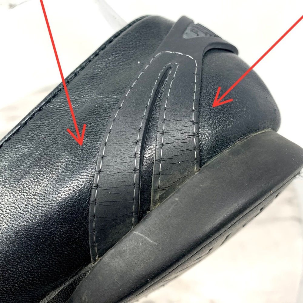 Palladium Black Leather Mary Janes 7/38 Sporty Balletcore Y2K Retro Preppy - Picture 12 of 15